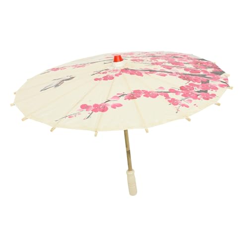 KONTONTY Paraguas Retro De Papel Al Óleo Japonés Decorativo Para Bodas Fiestas Fotografía Impresión De Flores Material De Papel Escenario De Fiesta