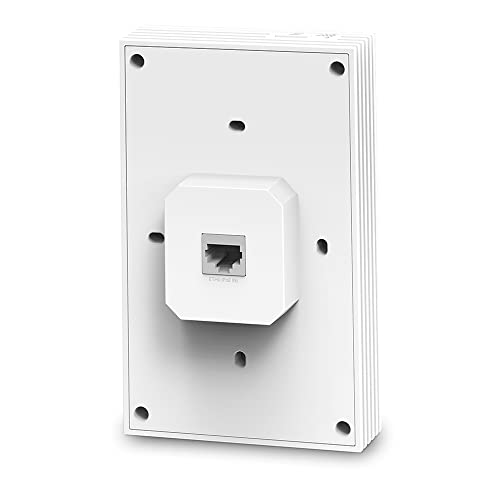 Image of TP-Link EAP655-Wall | Omada True WiFi 6 AX3000 Wall Plate Wireless Gigabit Access Point | High-Efficiency | Seamless Roaming | PoE Passthrough | Multiple SDN Controller Options | Remote & App Control
