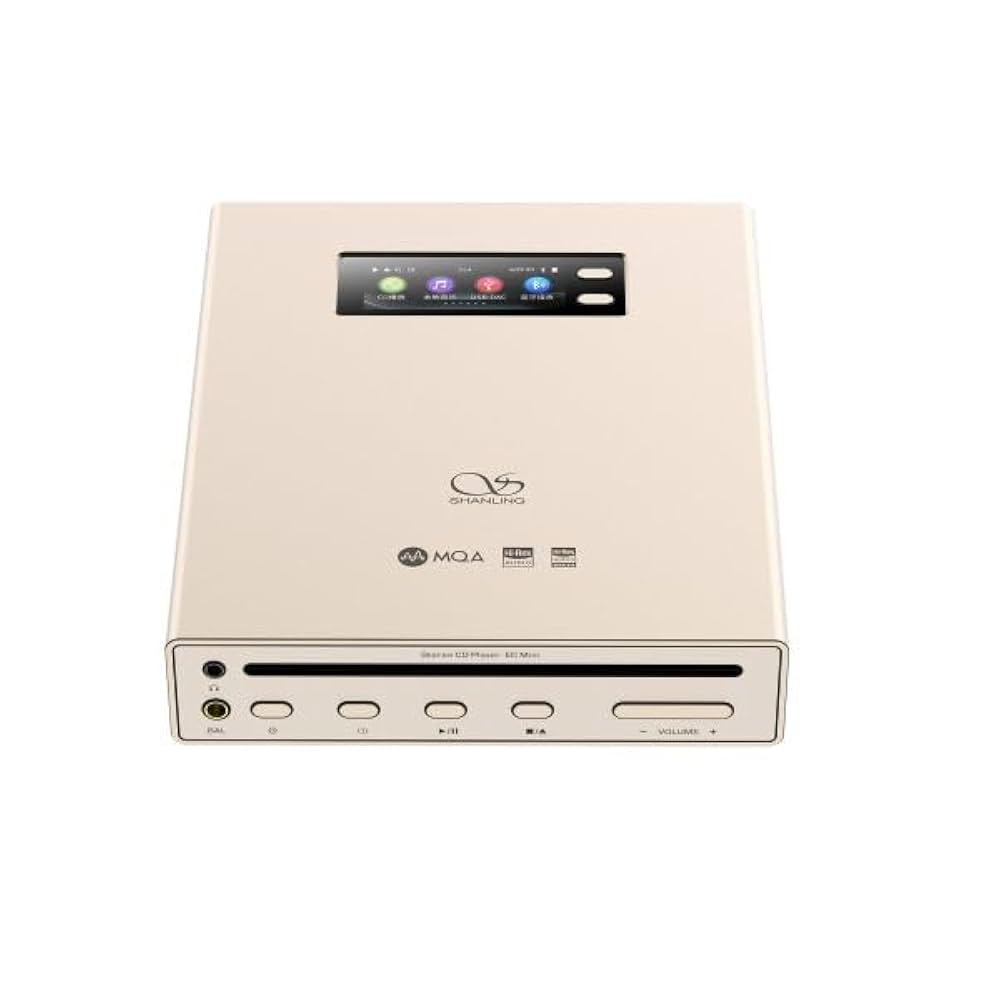 その他 SHANLING - SHANLING EC Mini Silver Shanling EC Mini Transportable CD player & DAP (Gold