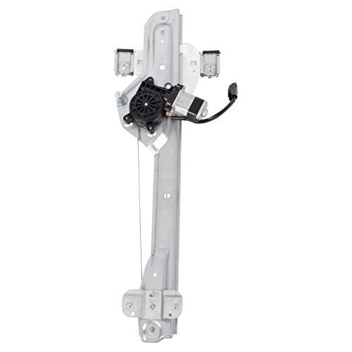 Image of TRQ Rear Right Power Window Motor Regulator Compatible with Silverado Tahoe Sierra Escalade