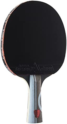 JOOLA Infinity Edge - Tournament Performance Ping Pong Paddle w/ Pro Carbon Technology - Black Rubber on Both Sides - Competition Ready - Table Tennis Racket for Advanced Training - Designed for Speed