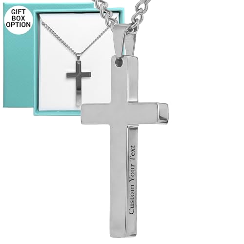 Custom Cross Necklace Men