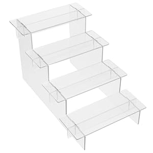 BUGUUYO Acryl Treppenregal Transparent