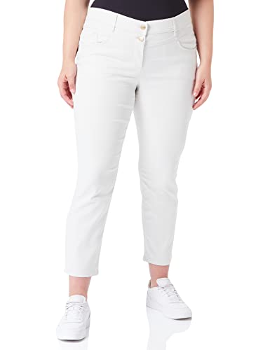Gerry Weber Pantaloni Donna A Gamba Larga - Dritti, In Lino 100%, Con Tasche E Passanti, Materiale Sostenibile