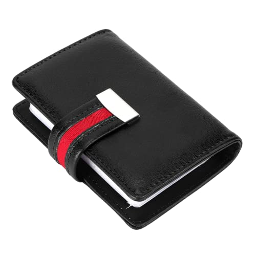 FUIK Porte-Cartes, Porte-Cartes de crédit Multi-Cartes pour Hommes et Femmes pour Cartes d'identité, Cartes de crédit, Cartes bancaires(Le Noir) Cover