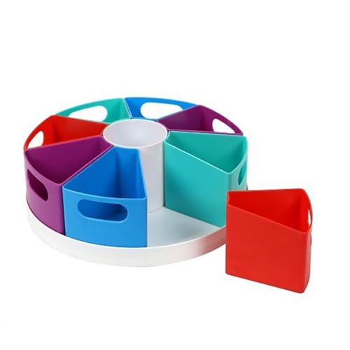 Organiseur rotatif 360 pour trier les marqueurs et crayons amovibles