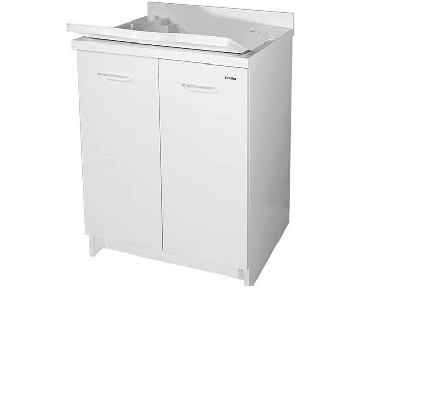  LAVATOIO MONTEGRAPPA EDILLA 60X60 P BIANCO MANIGLIA BIANCA CON ASSE IN TERMOPL. E FONDO IN ALLUMINIO