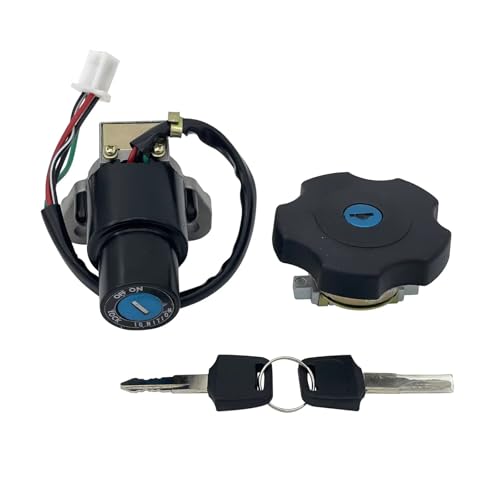 Cerradura de encendido y tapa de combustible para moto Yamaha FZR250 1987 y FZR600