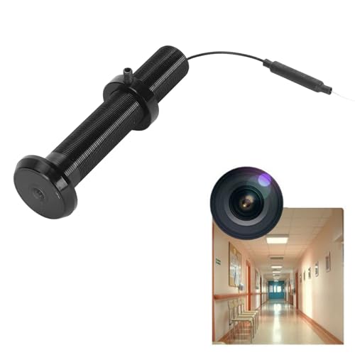 Caméra Judas de Porte, Caméra IP HD 1080P avec Vision Nocturne Bidirectionnelle, Grand Angle de 180 Degrés, Caméra de sécurité pour Contrôle par Application Tuya (128G)