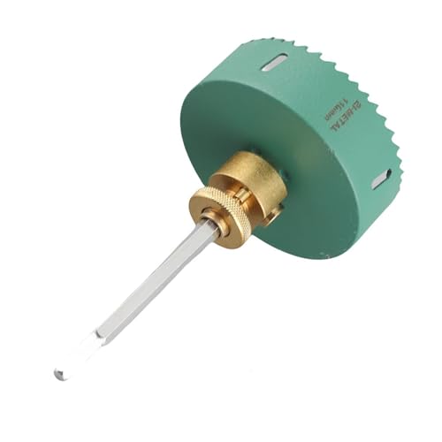 Masyrt Sierra perforadora de luz descendente, abridor rápido de agujeros de 7,5 mm, vástago hexagonal de aleación de acero, material premium, eficiencia de trabajo mejorada, fácil eliminación de