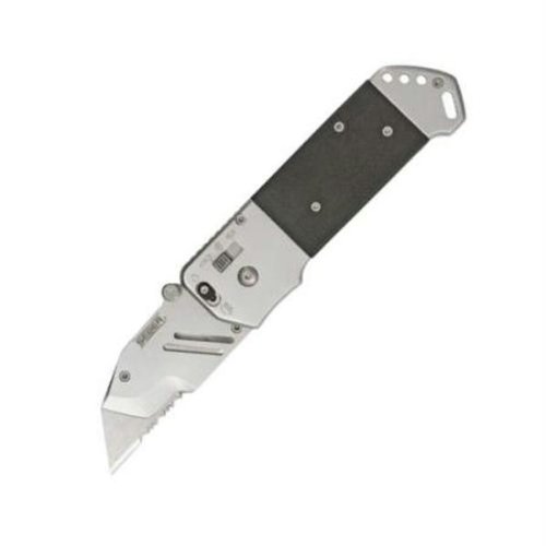 Seber Group Ratchet Utility Knife, Bead Blast, G10 Handle, Belt Clip