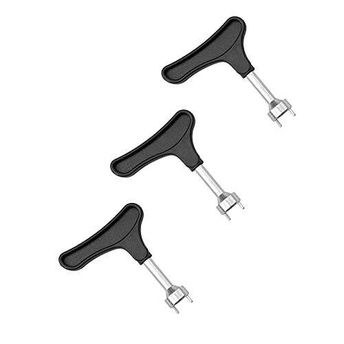 IUAQDP 3 Pieces Golf Shoes Spike Wrench Stainless Steel Cleats Track Tool Removal Adjustment Ripper Replacement Accessory