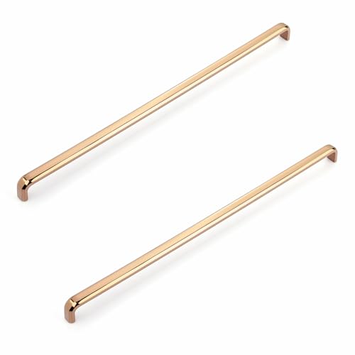 Image of LAPO 36 Inch Pull Handles for Kitchen Cabinets & Drawers, Sleek Rosegold Window Drawer Handles for Almirah and Cupboard,Reliable Grip Support (900mm, Rosegold Finish, Pack of 2)