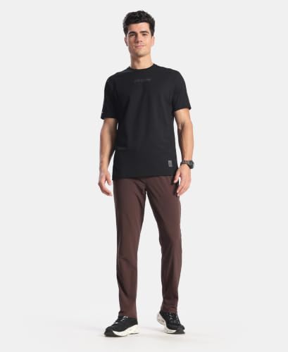 Image of Jockey MV25 Men Recycled Microfiber Elastane Stretch Active Wear Trackpant with Zipper Pockets and StayFresh Treatment