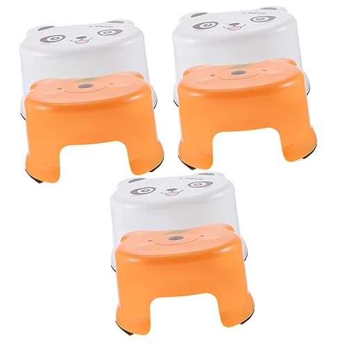 Homoyoyo 6 Peças De Banquinho De Plástico De Desenho Animado Para Crianças Banquinho De Plástico Par