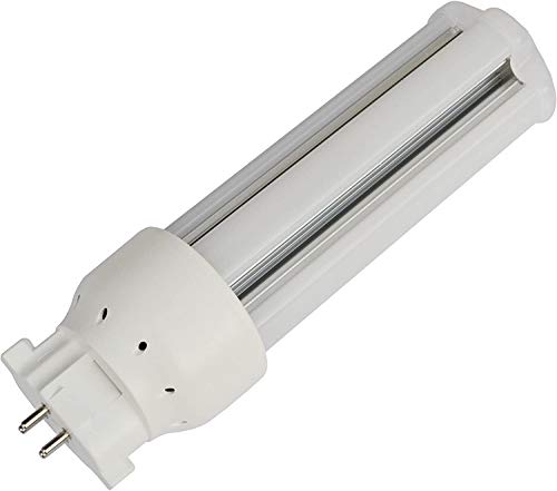 超高輝度 FDL13EX-L 電球色3000K 全光束1200LM 消費電力6W 力率95%以上 口金GX10Q通用 360°照明 100V/200V共用 FDL13型 FDL LEDコンパクト蛍光灯 乳白色カバー アルミ放熱板 豊田合成会社製LEDチップ