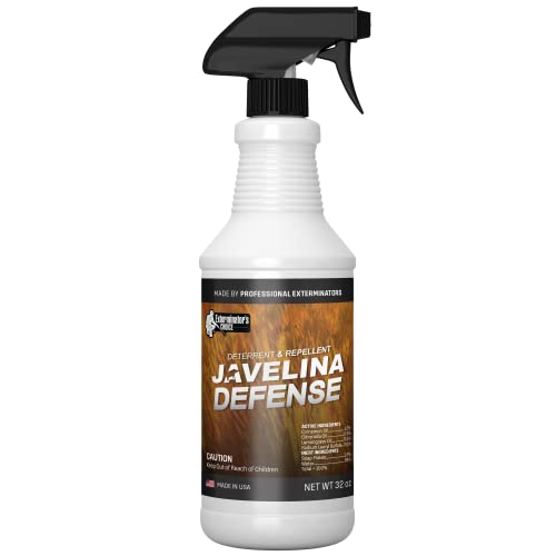 Exterminator’s Choice - Javelina Defense - 32 Oz - Natural, Non-Toxic Javelina Repellent - Quick And Easy Pest Control - Safe Around Kids And Pets #TOP26