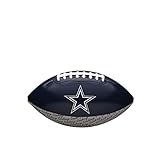 Wilson American Football NFL CITY PRIDE, Dallas Cowboys, Mischleder, Für Freizeitspieler, Blau/Silber, WTF1523XBDL