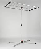 Juwel Wäschetrockner Swing 200 (für bis zu 2 Waschmaschinenladungen, Aufhängelänge 18,9 m, Standtrockner mit Höhenverstellung 100-175 cm, schwenkbar, für lange Wäsche) 30014