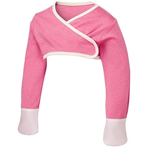 ScratchSleeves | Stay-on Scratch Mitts for Babies | Cross-Over | Pink | 6-9 Months Cover