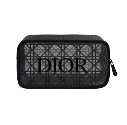 Amazon | Dior ディオール カナージュ模様 ブラックロゴポーチ