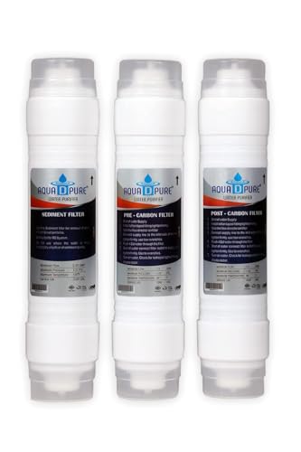 Image of AQUA D PURE Complete RO Service kit with Zinc Copper Alkaline Filter, RO Membrane for All Type of Water Purifier with Zinc Copper Alkaline Filter