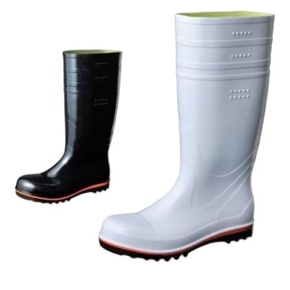 0268[国内シェアトップメーカーの安全・衛生対策長靴]高機能長靴(白)[ハイブリーダー HB-200 白]23.0cm