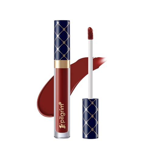 Image of Pilgrim Oh So Creme! Premium Matte Liquid Lipstick | Most Lightweight & Transfer-proof Lipstick | Highly Pigmented & Long-Lasting | 3.5ml (French Red-12)