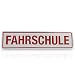 Produktbild Betriebsausstattung24® Hinweisschild Fahrschule | Magnetfolie Größe (BxH): 36,0 x 9,0 cm | Fahrschule | Autoschild | Hinweisschild Kraftfahrzeuge | KFZ