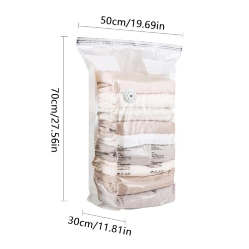 Bolsas de almacenamiento al vacío sin bomba para ropa y mantas 7