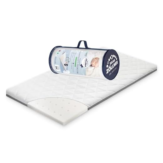 Julius Zöllner Reisebettmatratze Travelsoft Premium, Schadstoffgeprüft nach Standard 100 by OEKO-TEX, 60 x120 cm