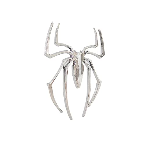 Onlyyou.x New Spider Emblems For Car Motocycle Spider Badge Decal Ornaments 2 Pieces Of Chrome Spider Stickers Of Made Of Metal (Spc-2) #TOP2