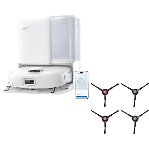 eufy Robot Vacuum E25 White + Side Brush Bundle