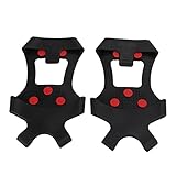 Thonlai 1 Pair Anti Slip Shoe Covers 10 Studs Crampons...
