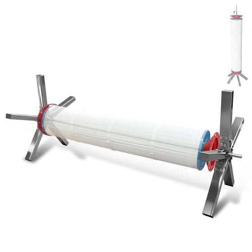 Spinning Pool Filter Cleaner Stand – Heavy-Duty Tornado Spinner Cleaning System for 3', 4', 6' Cartridge Filters, Dual-Position with Stable Tripod Base, Fits Hayward, Pentair, Jandy – Cleans 8X Faster