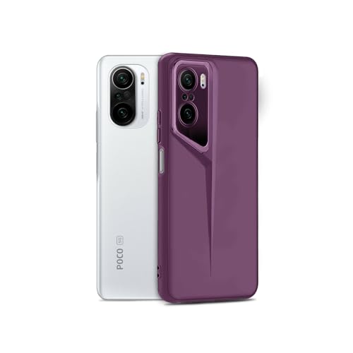 Image of Amazon Brand - Solimo Ultra-Thin Blade Runner Series Matte Finished Camera Protection Soft Back Cover for Xiaomi Mi 11X | Mi 11X Pro | Poco F3 5G - Purple
