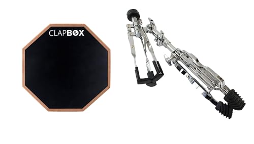 Image of Clapbox Drum Practice Pad (12 Inches) with Stand