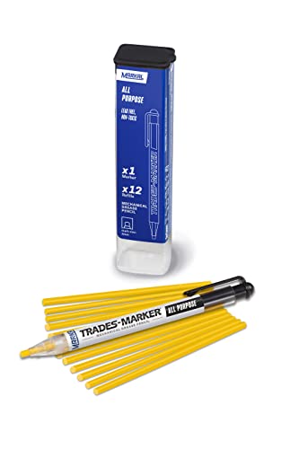 Markal 96131 Trades Marker (1 Holder, 12 Refills), Yellow #TOP6