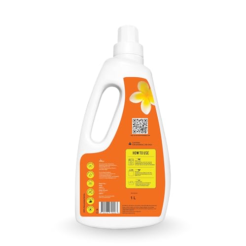 Image of ELO Clean by Kikgerm Plant Based Fabric Conditioner (2000ml) Natural, Eco-friendly, Non-toxic, Chemical-free, Biodegradable -Kids Safe, Skin Safe -Long Lasting Fragrance & Softness - 1000ml(Pack of 2)