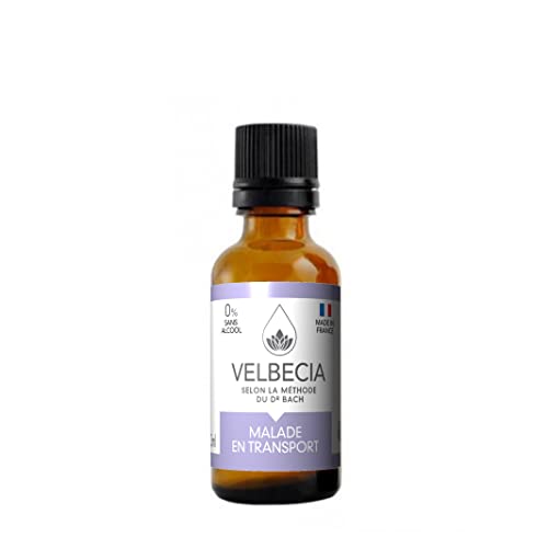 Velbecia® - Fleurs de Bach Animal Malade en transport +1 OFFERT - SANS ALCOOL (Chat Chien) 30 ml Cover