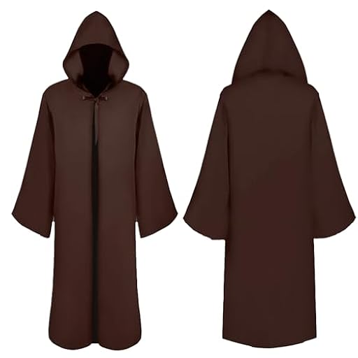 Kitimi Disfraz Je-d Adultos, Túnica de Caballero con Capucha, Capa con Capucha de Halloween, Carnaval Medieval Traje Ropa Cosplay(XL) | Ya disponible en tu tienda friki favorita! En mundofriki.es!