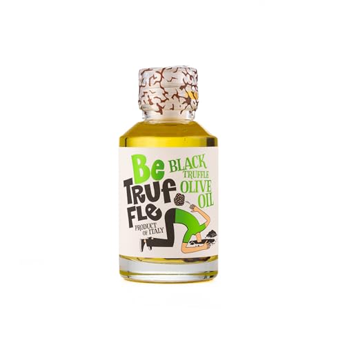 Be Truffle - Black Truffle Olive Oil 3,3 OZ - 100ml - 100% Made in Italy - Vegan, Gluten-Free, Cholesterol-Free