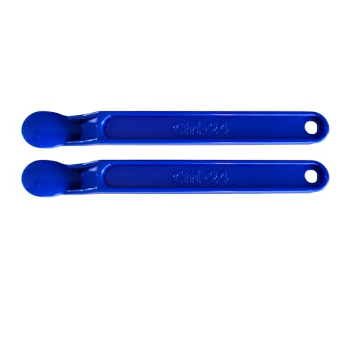 Sticker & Label Remover Tool - Plastic Peelers for Plastic Glass & Wood Adhesive Decal Price Tag Glue & Paint Removal Ergonomic Non-Slip Scraper for Crafts DIY & Home Use (2)