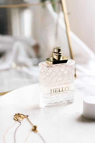 Lionel Richie Hello For Women - A Lush, Sweet, And Indulgent Fragrance - Light, Romantic Floral Chypre Eau De Toilette With Notes Of Pear And Jasmine - Fresh, Feminine, Long Lasting Scent - 1.7 Oz #TOP2