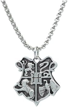 Bu Farklı Harry Potter Hogwarts Sembol Örme Zincir Kolye - Gümüş Kaplama - Erkek Kadın Kolye - No:1581