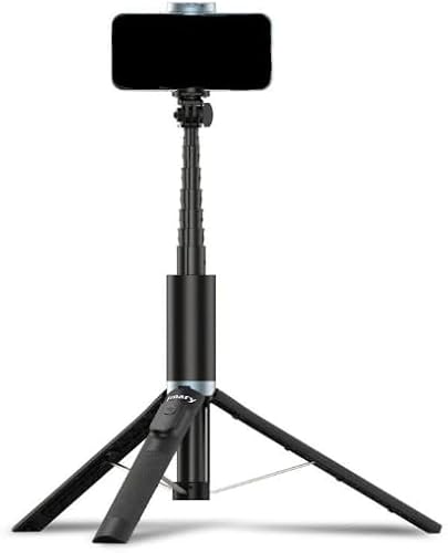 J - MARY KT-259 360 Degree Rotating Phone Clip Retractable Selfie Stick Tripod