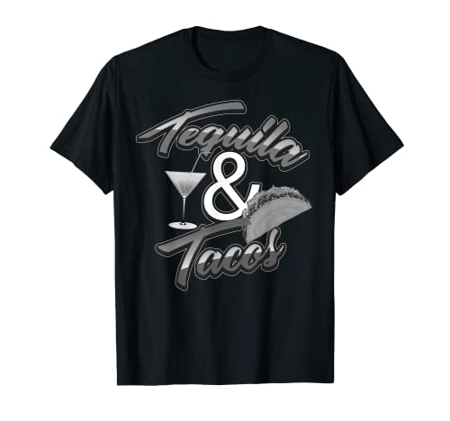Tequila & Tacos | Cute Mexican Food Lovers Gift T-Shirt