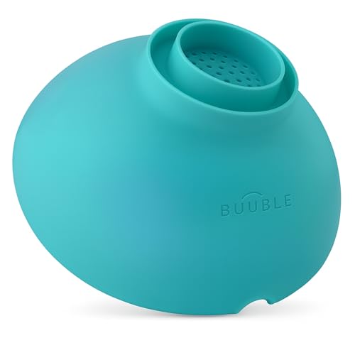BUUBLE Ultimate Grease Drainer & Food Strainer (Aqua) Premium Heat-Resistant Silicone Colander for