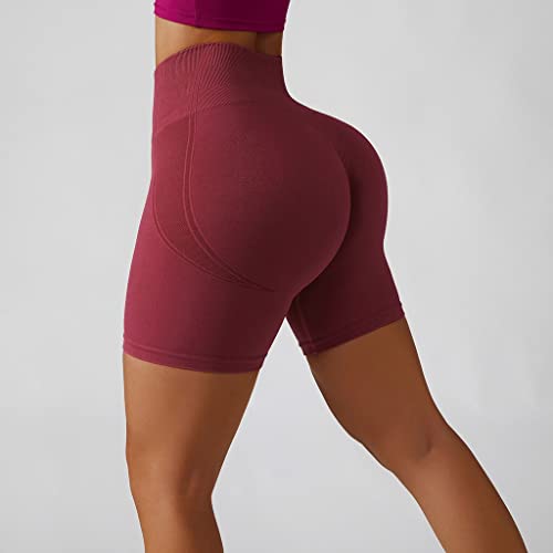 Short de yoga push up galbant avec effet ventre plat respirant