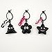 ESTCNK Lovely PU Flower Tree Star Pendant Fashion Hand Strap Keychain for Girls Women